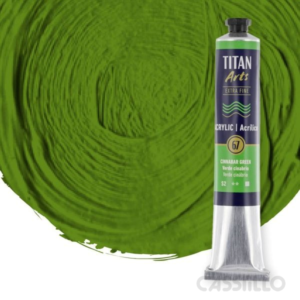 Casstillo Titan Acrilico Extra Fino 60 Ml Verde Cinabrio Uc1903 Casstillo Titan Acrilico Extra Fino 60 Ml Verde Cinabrio Uc1903