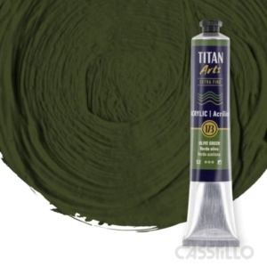 Casstillo Titan Acrilico Extra Fino 60 Ml Verde Oliva