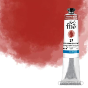 Casstillo Titan Acuarela Extra Fina 20Ml Rojo Carmin Permanente