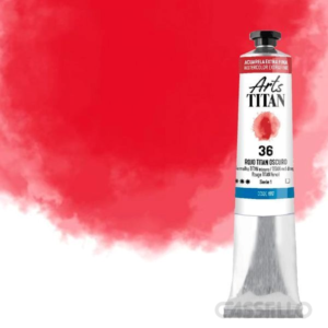 Casstillo Titan Acuarela Extra Fina 20Ml Rojo Oscuro Titan