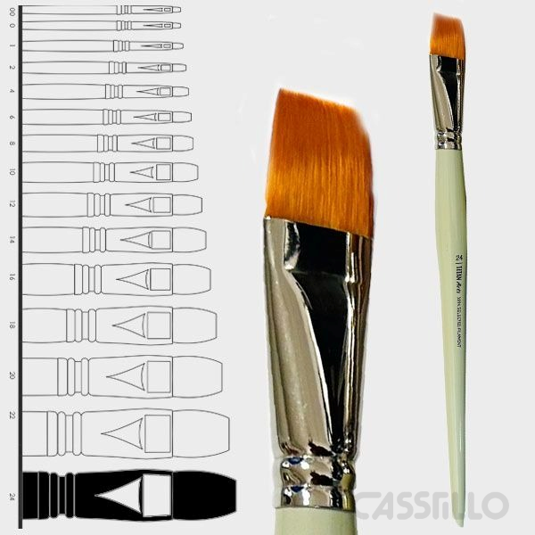 Casstillo-Titan-Pincel-Toray-Plano-2594-24 Pincel Titan Toray Plano 2594/24 - Imagen 1