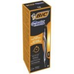 Bolígrafo Gelocity Quick Dry Retractil Trazo 0,7 mm Color Negro Bic 12 Unidad