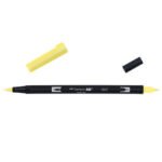 Rotulador Doble Punta Pincel Color Pale Yellow Tombow