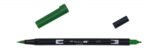 Rotulador Doble Punta Pincel Color Dark Jade Tombow