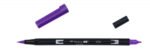 Rotulador Doble Punta Pincel Color Violet Tombow