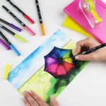 Rotulador Doble Punta Pincel Color Turquoise Tombow - Imagen 2