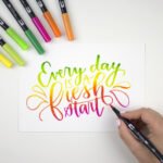 Rotulador Doble Punta Pincel Color Hot Pink Tombow - Imagen 3