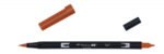 Rotulador Doble Punta Pincel Color Burnt Sienna Tombow