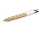 Bolígrafo 4 Colores Wood Bic 12 Unidad